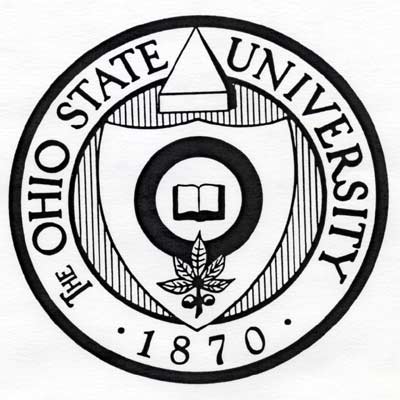 ohio state logo black and white